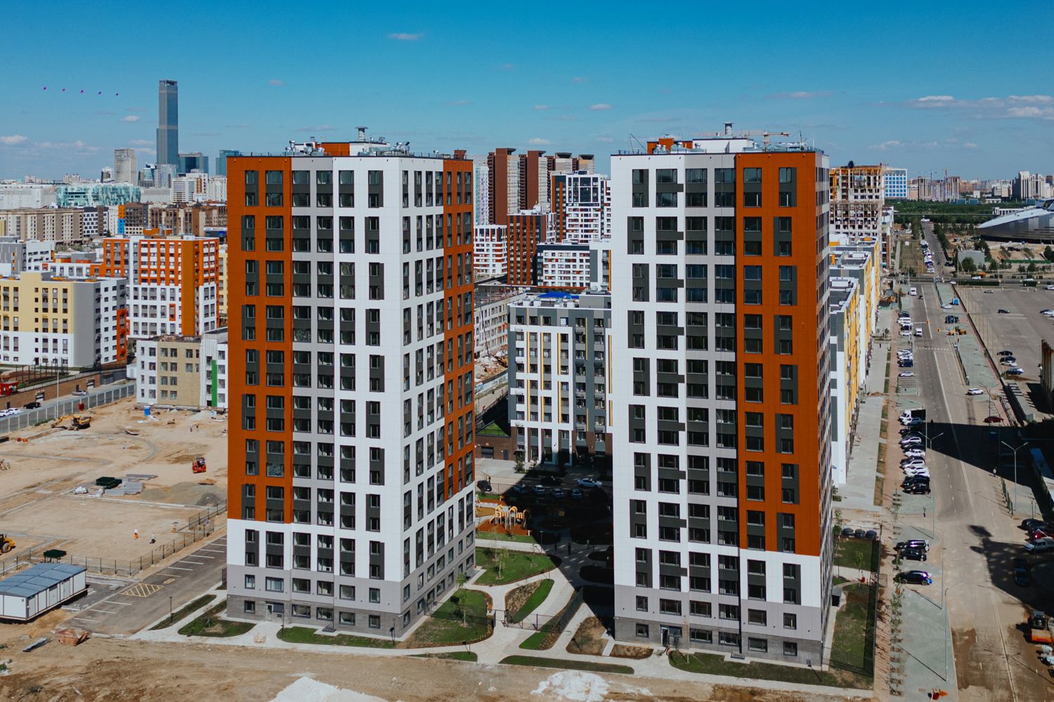 Sezim Qala. Baqyt Towers