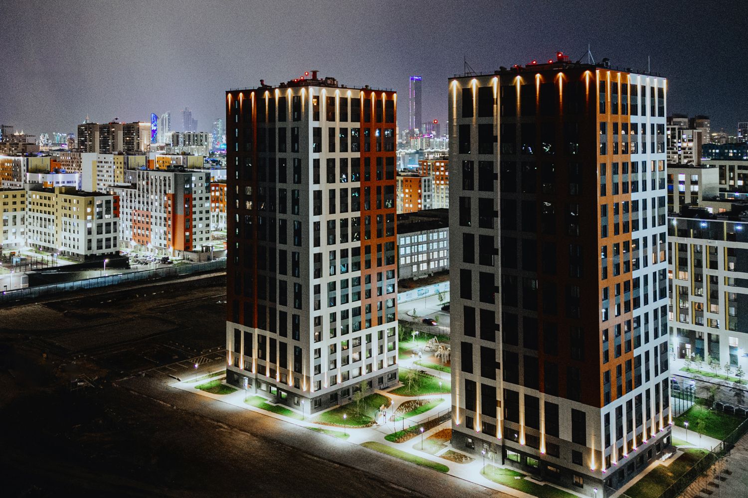 Sezim Qala. Baqyt Towers